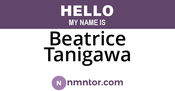 Beatrice Tanigawa