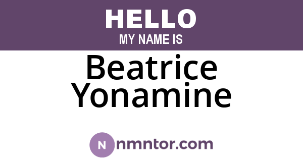 Beatrice Yonamine