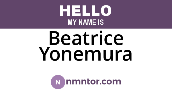 Beatrice Yonemura