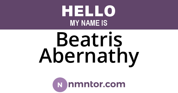 Beatris Abernathy
