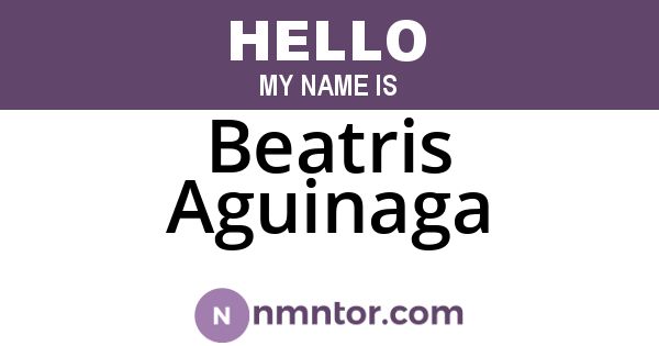 Beatris Aguinaga