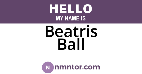 Beatris Ball