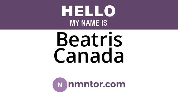 Beatris Canada