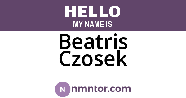 Beatris Czosek