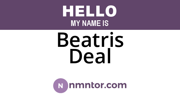 Beatris Deal