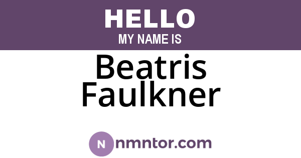 Beatris Faulkner