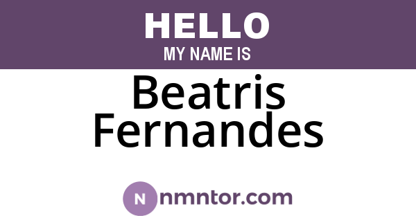 Beatris Fernandes