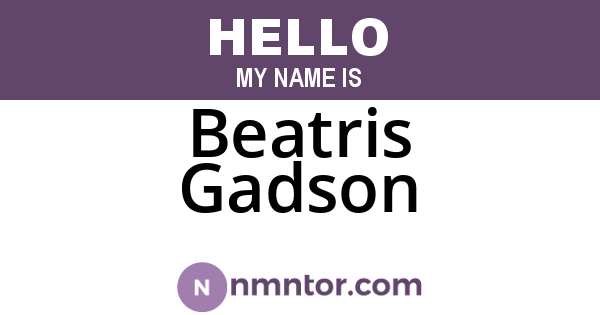 Beatris Gadson