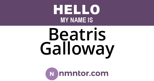 Beatris Galloway