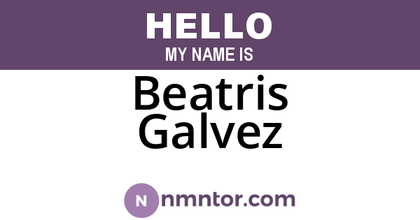 Beatris Galvez