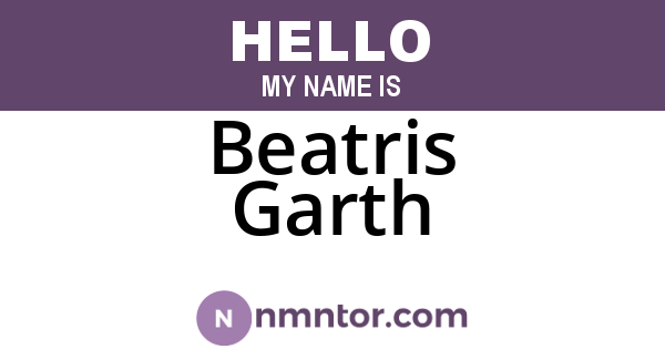Beatris Garth