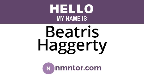 Beatris Haggerty