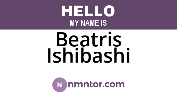 Beatris Ishibashi