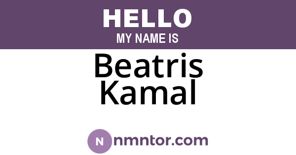 Beatris Kamal