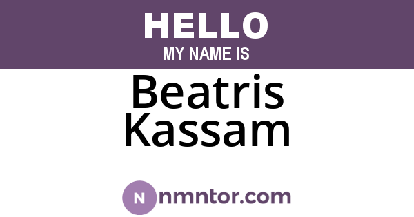 Beatris Kassam