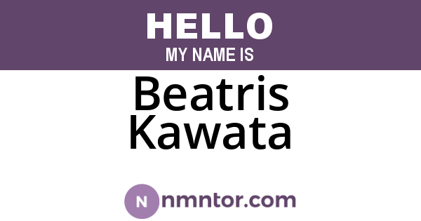 Beatris Kawata