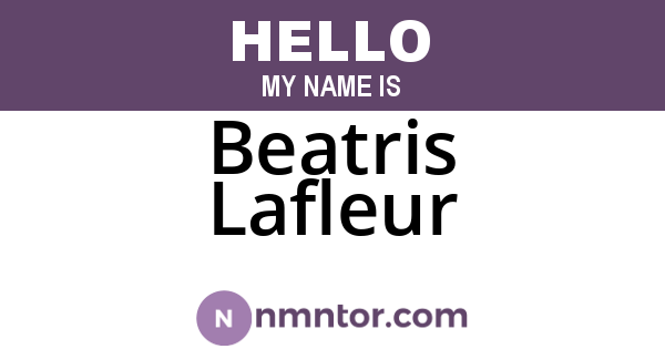 Beatris Lafleur