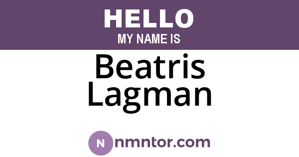 Beatris Lagman