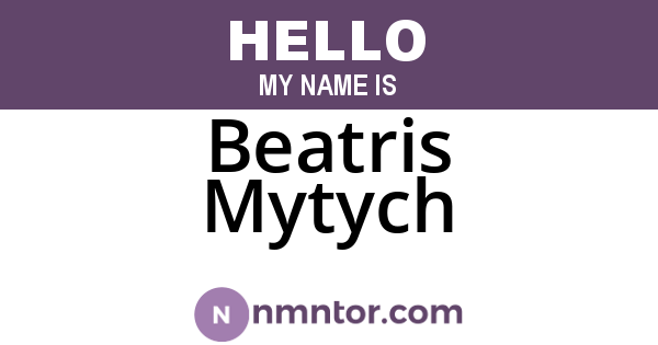 Beatris Mytych