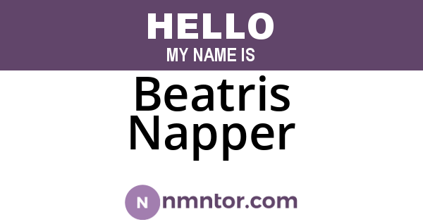 Beatris Napper