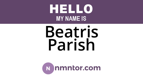 Beatris Parish