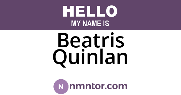 Beatris Quinlan