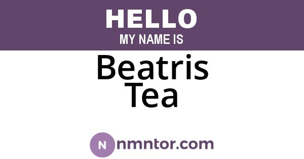 Beatris Tea