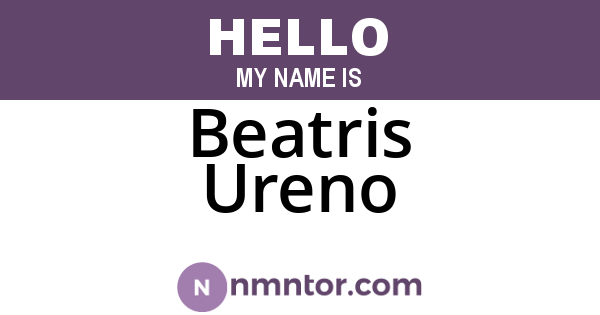 Beatris Ureno