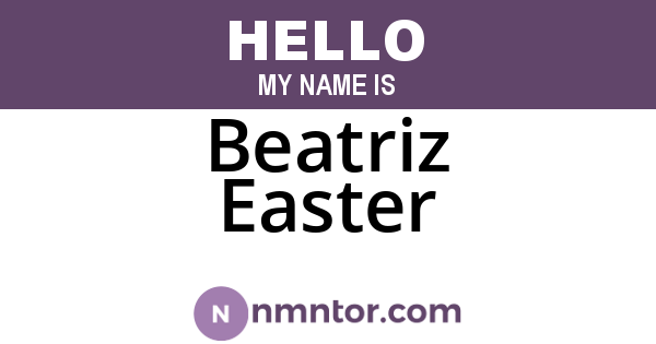 Beatriz Easter