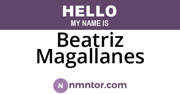 Beatriz Magallanes