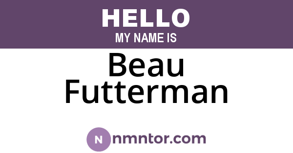 Beau Futterman