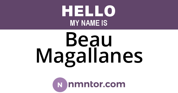 Beau Magallanes