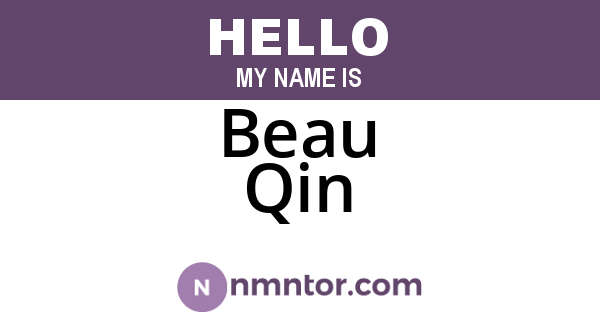 Beau Qin