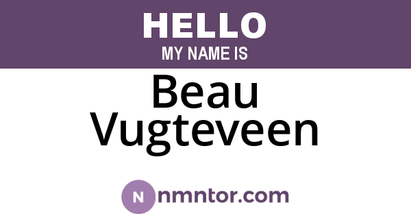 Beau Vugteveen