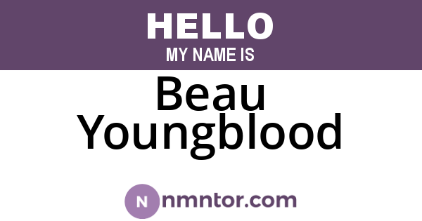 Beau Youngblood