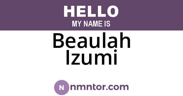 Beaulah Izumi