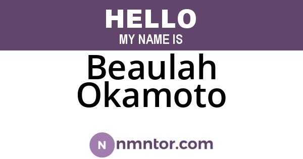 Beaulah Okamoto