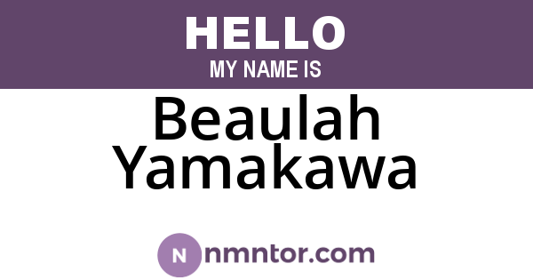 Beaulah Yamakawa