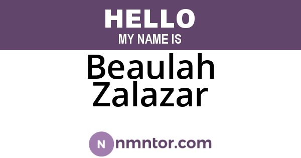 Beaulah Zalazar
