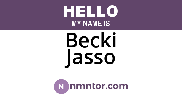 Becki Jasso