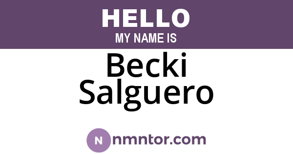 Becki Salguero