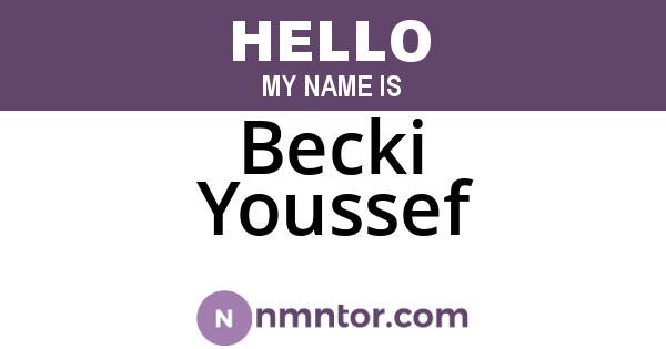 Becki Youssef