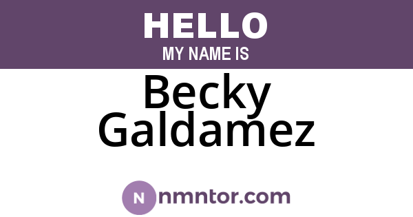 Becky Galdamez