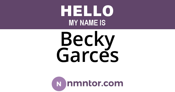 Becky Garces