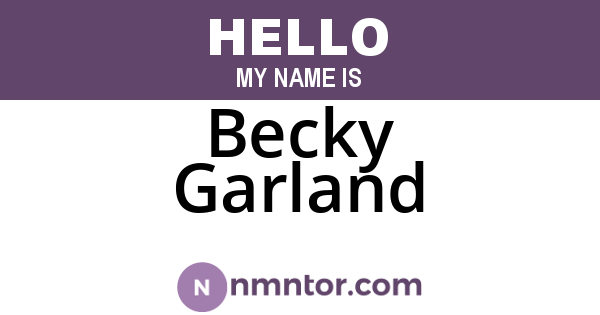 Becky Garland