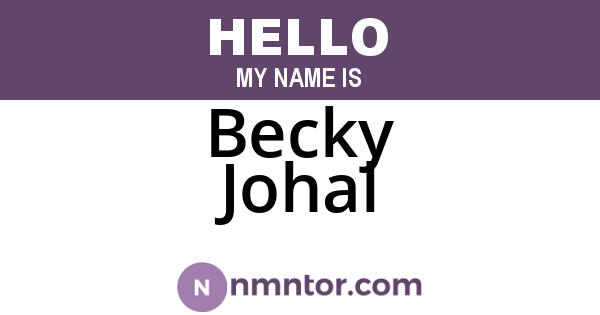 Becky Johal