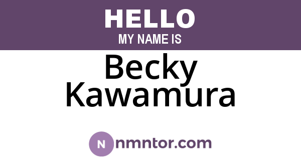 Becky Kawamura