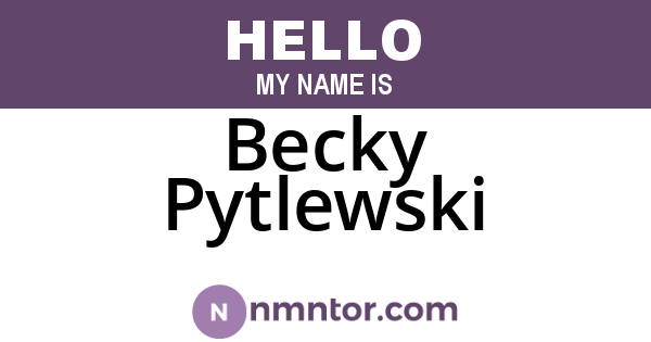 Becky Pytlewski