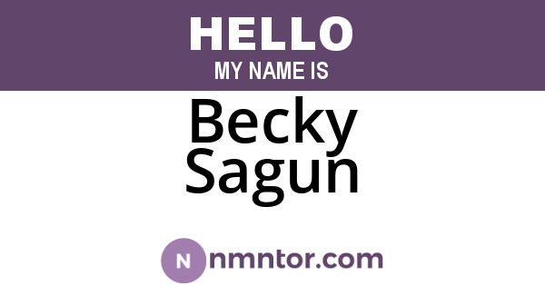 Becky Sagun