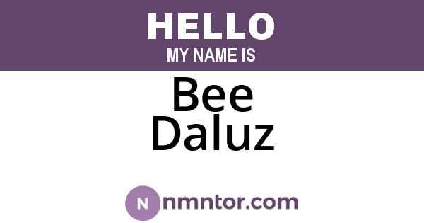 Bee Daluz